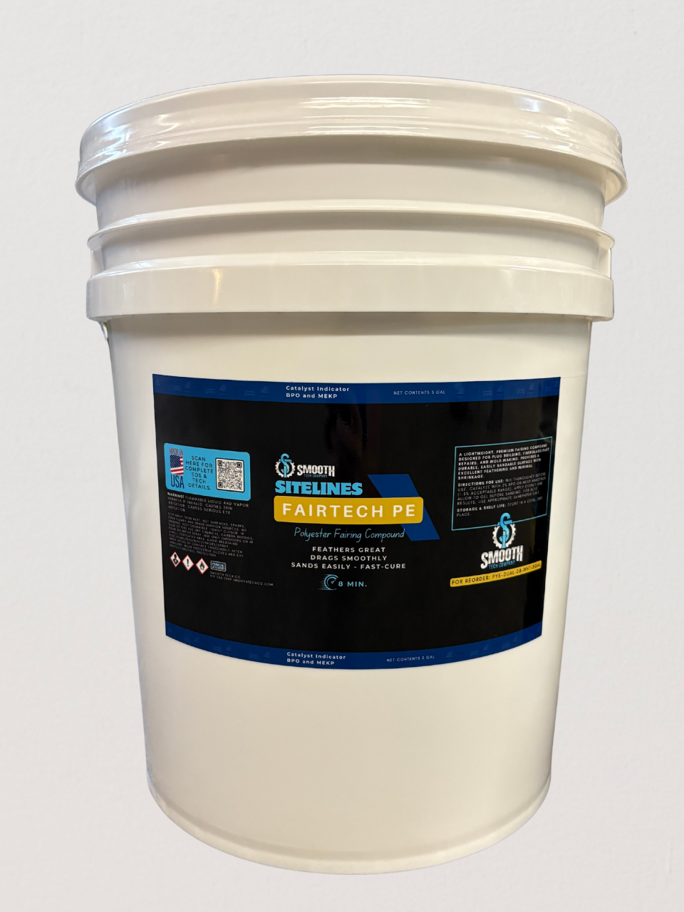 SiteLines - FairTech PE - Polyester Fairing Compound 5 Gal Close Up against a white background