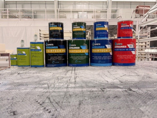 FairTech VE QK-FBR – Vinyl Ester Fairing Compound for Marine & Automotive Applications