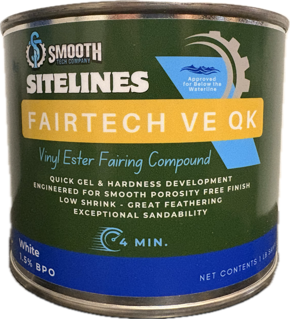 FairTech VE-QK – Vinyl Ester Fairing Compound for Marine & Automotive Applications
