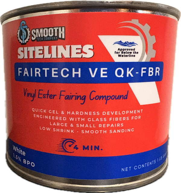 FairTech VE QK-FBR – Vinyl Ester Fairing Compound for Marine & Automotive Applications