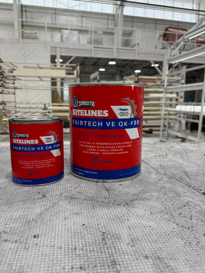 FairTech VE QK-FBR – Vinyl Ester Fairing Compound for Marine & Automotive Applications